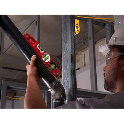 MILWAUKEE - 48-22-5210 - 10" Die cast Torpedo Level with 360 Degree Locking Vial pa2