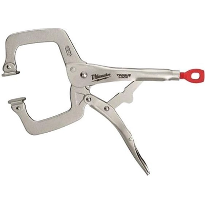 Torque Lock™ 11" OAL Swivel Pads C-Jaws Locking Clamp by MILWAUKEE - 48-22-3521 pa2