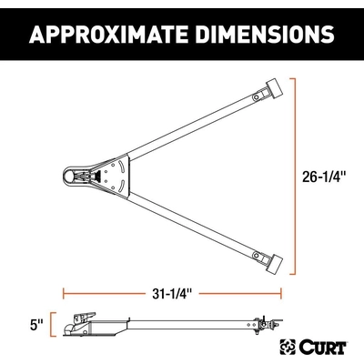 Barre de remorquage by CURT MANUFACTURING - 19745 pa9
