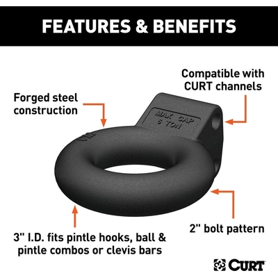 CURT MANUFACTURING - 48601 - Tow Hook pa2