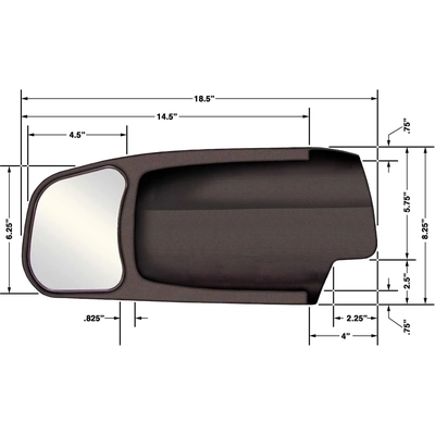 Towing Mirror by CIPA USA - 11402 pa4