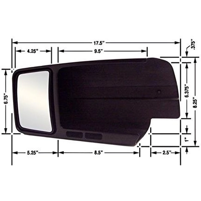 Towing Mirror by CIPA USA - 11801 pa4