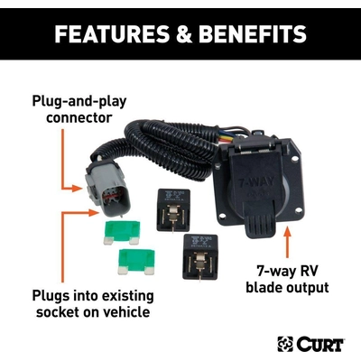 Trailer Connection Kit by CURT MANUFACTURING - 55243 pa7