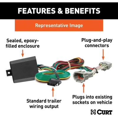 CURT MANUFACTURING - 56409 - Custom Wiring Harness pa2