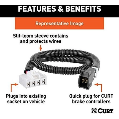 Connecteur de remorque de CURT MANUFACTURING - 51373 pa10