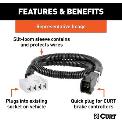 CURT MANUFACTURING - 51530 - Trailer Brake Control Connector pa2