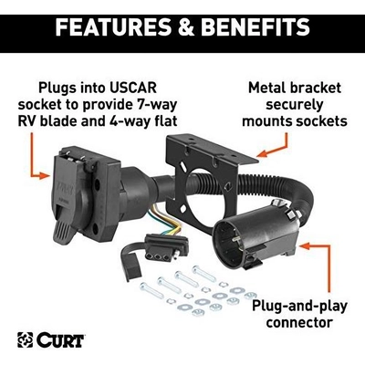 CURT MANUFACTURING - 55774 - Trailer Connector pa13