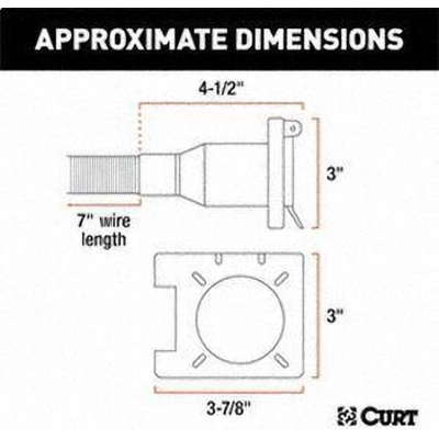 CURT MANUFACTURING - 55774 - Trailer Connector pa23