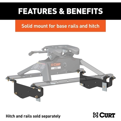 Trailer Hitch Bracket by CURT MANUFACTURING - 16443 pa2