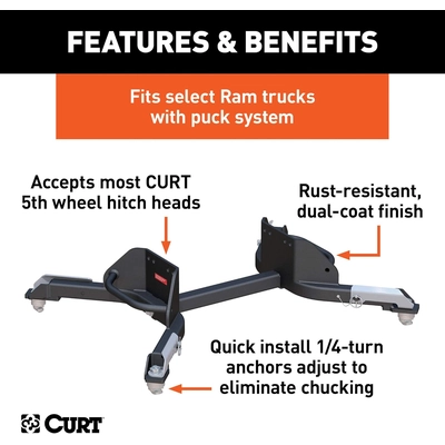 CURT MANUFACTURING - 16021 - Trailer Hitch Component pa3