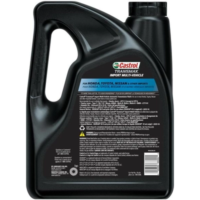 CASTROL - 006726BC - Transfer Case Gear Oil Transmax Import Multi-Vehicle ATF, 3.78L (Pack of 3) pa43