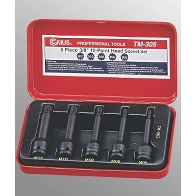 Triple Square Impact Bit Socket Set by GENIUS - TM-305 pa1