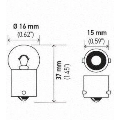 Trunk Light (Pack of 10) by HELLA - 67 pa19