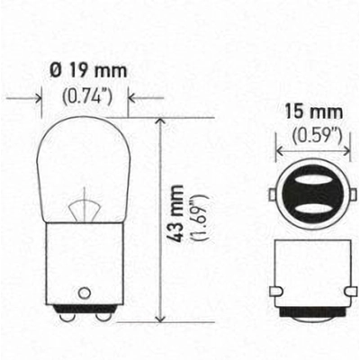Under Hood Light (Pack of 10) by HELLA - 1004 pa7