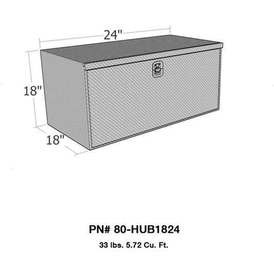 Boîte à outils de porte de dépose sous-corps par WESTIN - 80-HUB1824 pa2