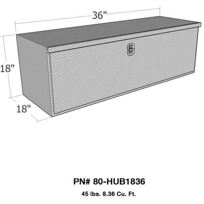 Boîte à outils de porte de dépose sous-corps par WESTIN - 80-HUB1836 pa2