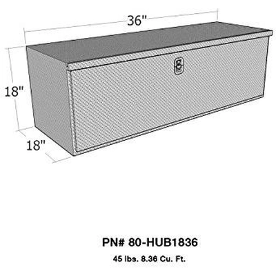 Underbody Drop Door Tool Box by WESTIN - 80-HUB1836 pa3