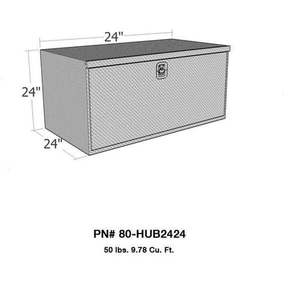 Boîte à outils de porte de dépose sous-corps par WESTIN - 80-HUB2424 pa1