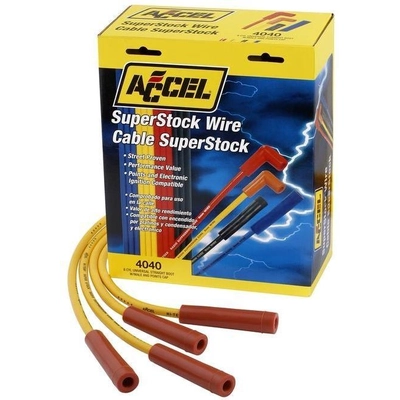 Cable de bougie r�sistances universelle by ACCEL - 4040 pa4