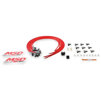 Universal Resistor Ignition Wire Set by MSD IGNITION - 31229 pa33