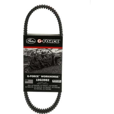 GATES - 19G3982 - Continuously Variable Transmission (CVT) Belts pa3