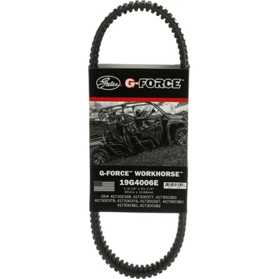 GATES - 19G4006E - Continuously Variable Transmission (CVT) Belts pa4