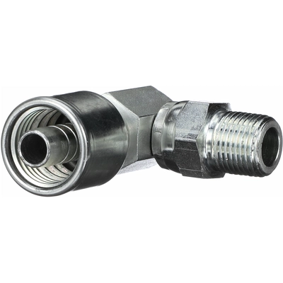 GATES - G251060606 - MegaCrimp Male Pipe Swivel - 90 Block (NPTF - Without 30 Cone Seat) Coupling pa2
