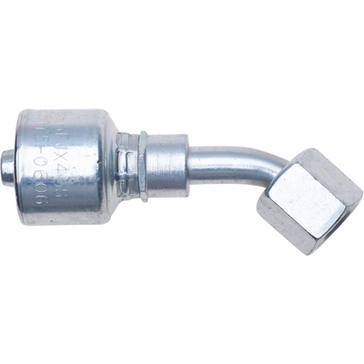 GATES - G251750606 - MegaCrimp Female JIC 37 Flare Swivel - 45 Bent Tube Coupling pa3