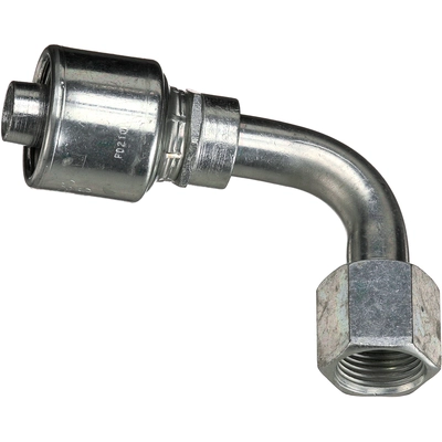 GATES - G251800808 - MegaCrimp Female JIC 37 Flare Swivel - 90 Bent Tube Coupling pa4