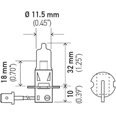 HELLA - H324VHD - 70W Heavy Duty Bulb pa3