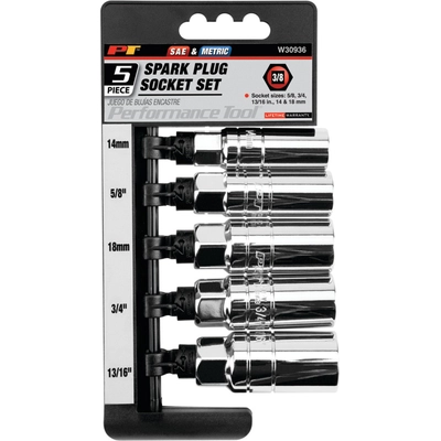 PERFORMANCE TOOL - W30936 - 3/8" Dr. Spark Plug Socket Set pa2