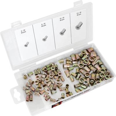 PERFORMANCE TOOL - W5251 - 120 pc. SAE Threaded Rivet Assortment pa2
