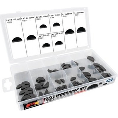 PERFORMANCE TOOL - W5341 - Metric Woodruff Key Assortment pa1