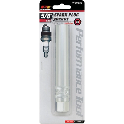 PERFORMANCE TOOL - W80533 - 3/8" Dr. 5/8" Extended Spark Plug Socket pa2