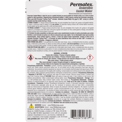 Unspecified Industrial Tool/Part by PERMATEX - 51817 pa3