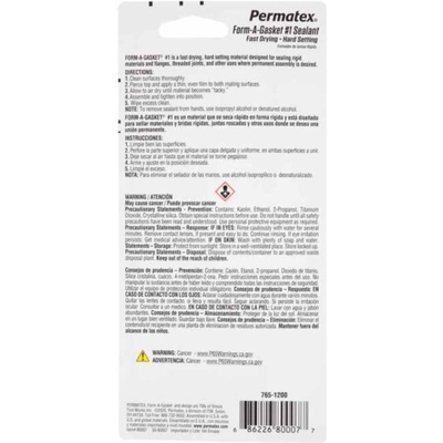 PERMATEX - 80007 - Form-A-Gasket No.1 Sealant pa3