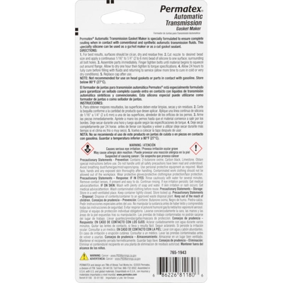 PERMATEX - 81180 - Automatic Transmission RTV Gasket Maker pa3
