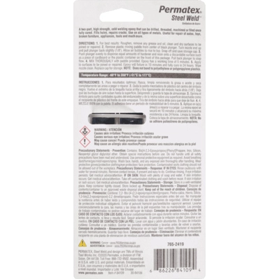 PERMATEX - 84109 - Multi-Metal Epoxy, 0.84 oz. pa5