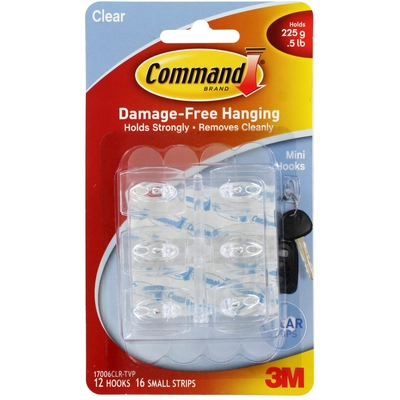 3M - 17006CLR-ES - Command Mini Hooks pa1