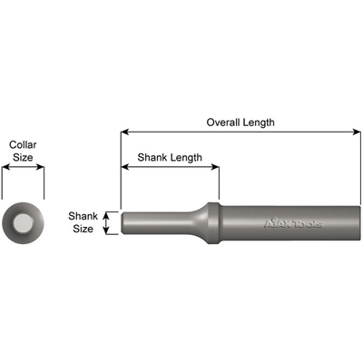 AJAX TOOLS - A1620 - Brazier Head Rivet Bit pa2