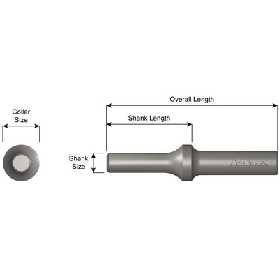AJAX TOOLS - A1637 - Universal Head Rivet Bit pa2