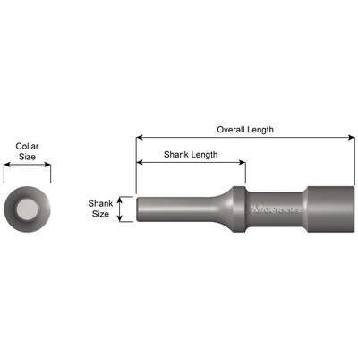 AJAX TOOLS - A1638 - Universal Head Rivet Bit pa2
