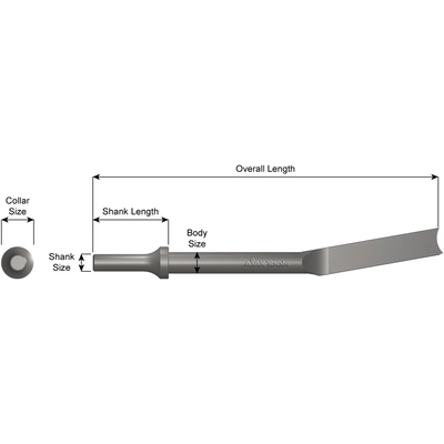 AJAX TOOLS - A921 - Offset Bushing Splitter Chisel pa2