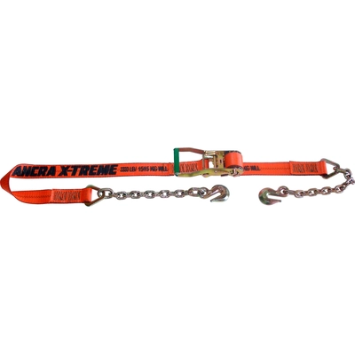 ANCRA CARGO - 45982-93-30 - X-Treme Ratchet Strap With Chain Anchors & Long/Wide Handle pa1