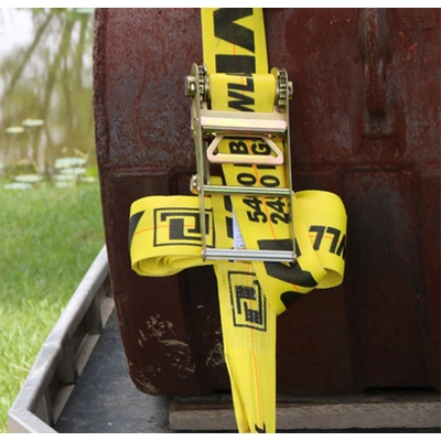 ANCRA CARGO - 49346-14 - Heavy-Duty Ratchet Strap With Chain Anchors pa2