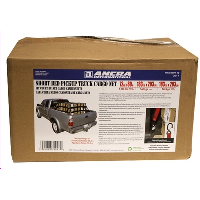 ANCRA CARGO - 50199-10 - Short Bed Pickup Truck Net pa3