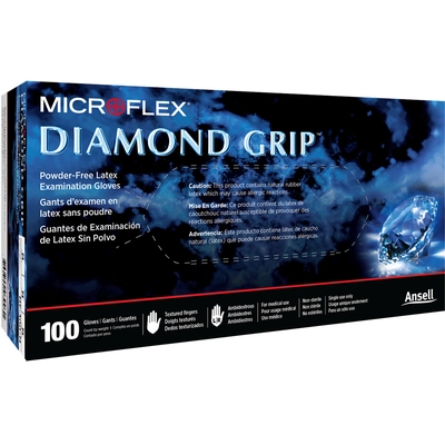 ANSELL - MF300L - Microflex Diamond Grip Gloves pa2