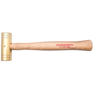 APEX TOOLS - 81-112G - Brass Hickory Handle Mallet pa1