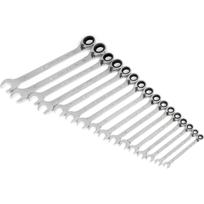 APEX TOOLS - 86629 - Metric Reversible Ratcheting Wrench Set pa2
