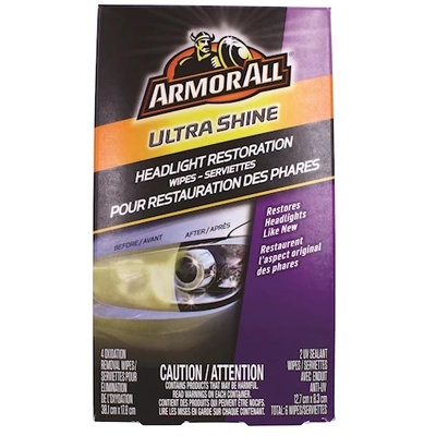 ARMOR ALL - 19208 - Ultra Shine Headlight Restoration Wipes pa1